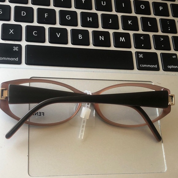 Authentic Fendi khaki Brown Eye Glasses RX - Picture 5 of 8